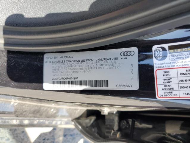 2015 AUDI A6 PREMIUM - WAUFGAFCXFN014901