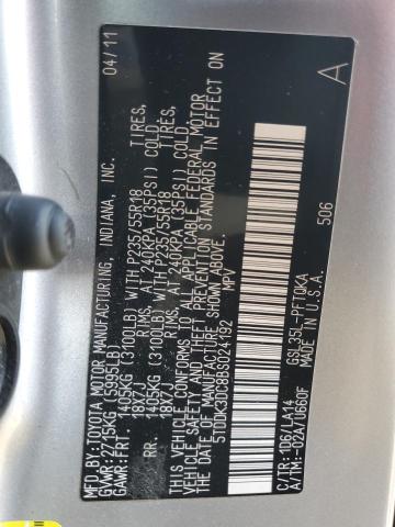 2011 TOYOTA SIENNA XLE - 5TDDK3DC8BS024192