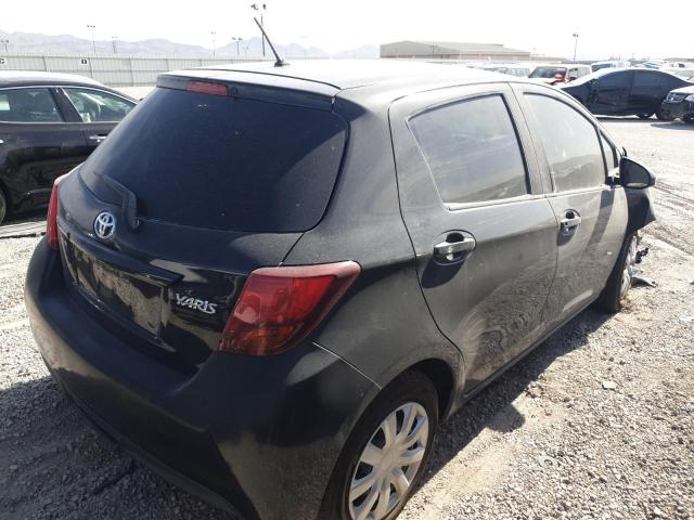 TOYOTA YARIS 2015 black  gas VNKKTUD31FA037788 photo #4