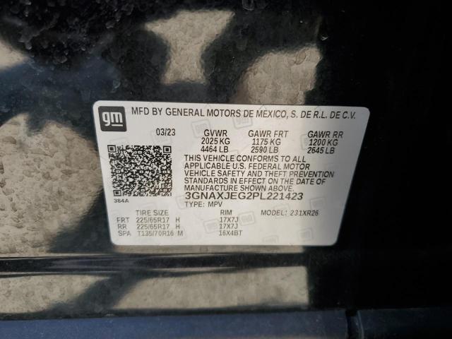 2023 CHEVROLET EQUINOX LT - 3GNAXJEG2PL221423