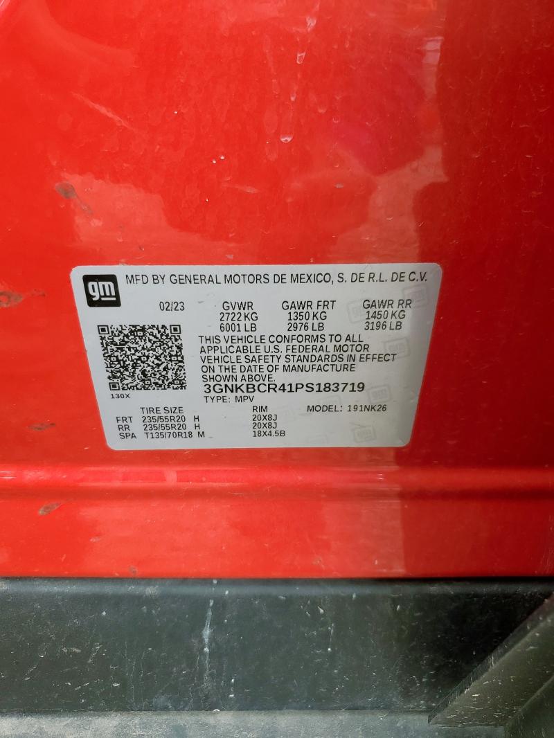 2023 CHEVROLET BLAZER 2LT 3GNKBCR41PS183719
