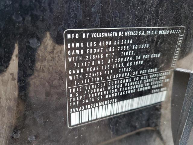 2022 VOLKSWAGEN TAOS S 3VVAX7B28NM069726