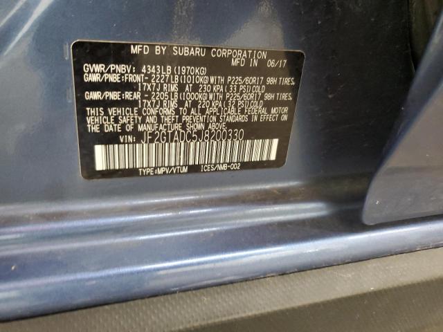 2018 SUBARU CROSSTREK - JF2GTADC5J8200330