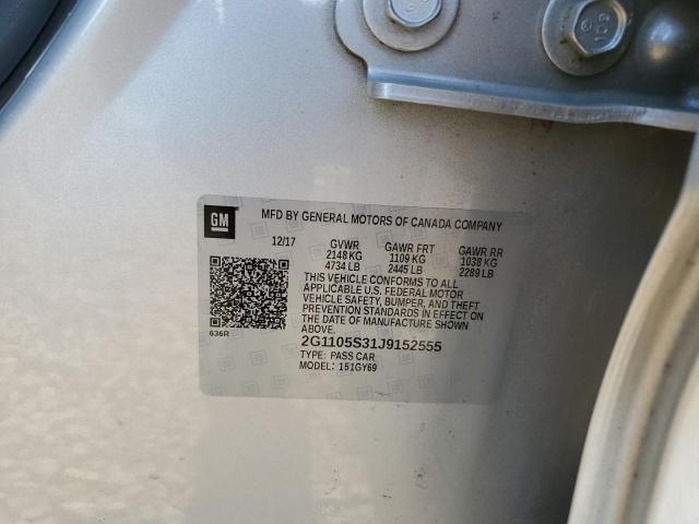 2018 CHEVROLET IMPALA LT - 2G1105S31J9152555