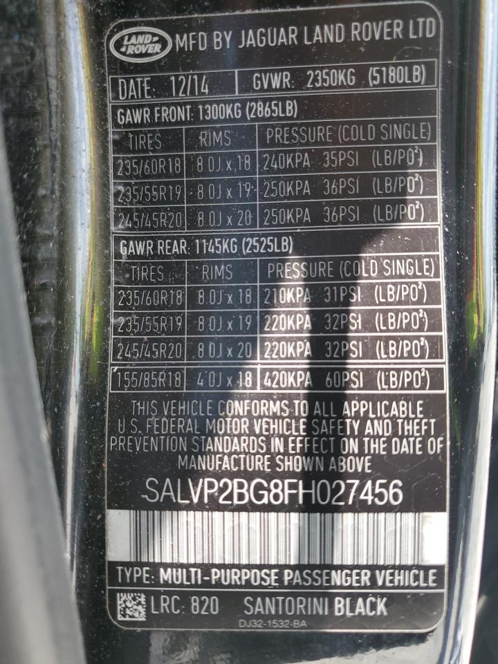 LAND ROVER RANGE ROVER PURE PLUS