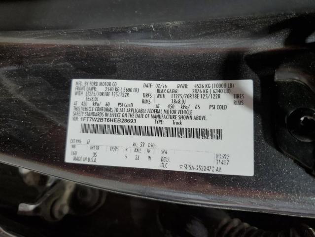 2017 FORD F250 SUPER - 1FT7W2BT6HEB28693