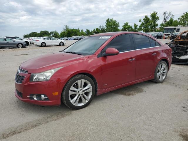 CHEVROLET CRUZE LTZ 2014 red  gas 1G1PG5SB7E7305301 photo #1