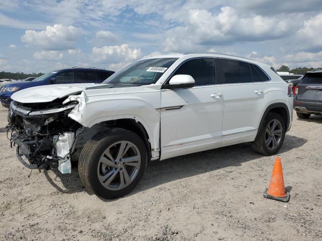 VOLKSWAGEN ATLAS CROS 2024 white  gas 1V2AE2CA5RC235798 photo #1