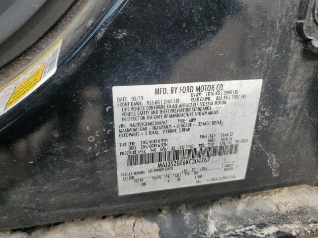 2019 FORD ECOSPORT S - MAJ3S2GE6KC304767