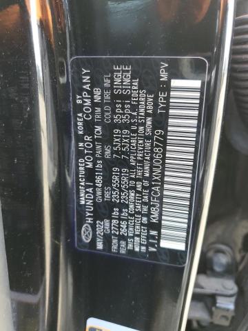 2022 HYUNDAI TUCSON SEL - KM8JFCA1XNU068779