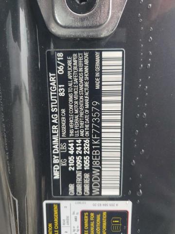 2019 MERCEDES-BENZ C 300 4MAT WDDWJ8EB1KF773579