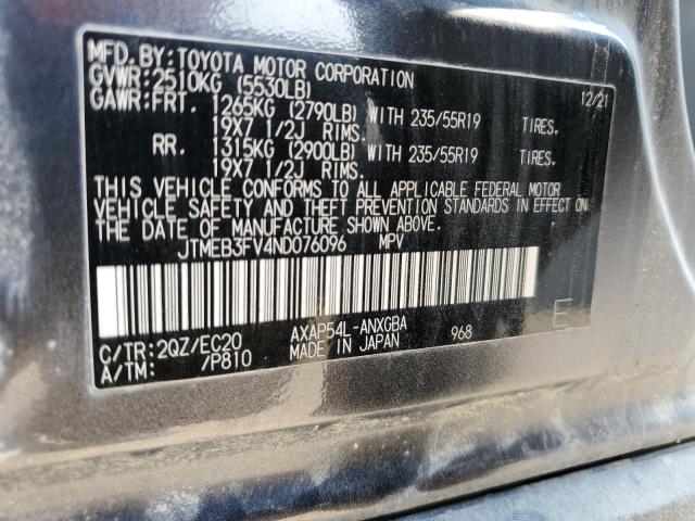 jtmeb3fv4nd076096 - 2022 Toyota rav4 xse - #58802695