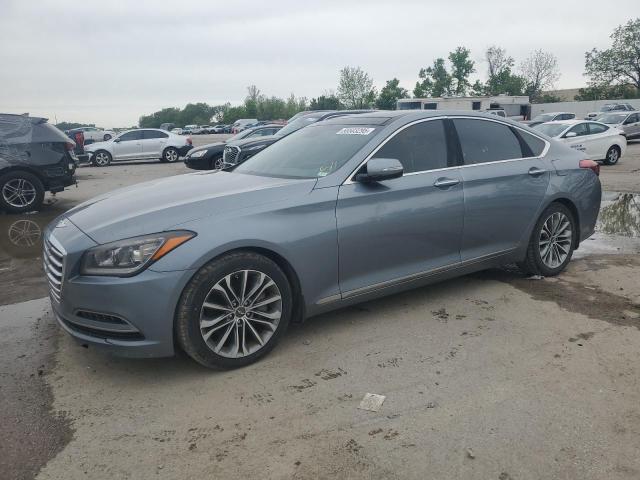 HYUNDAI GENESIS 3. 2015 gray sedan 4d gas KMHGN4JE9FU099786 photo #1