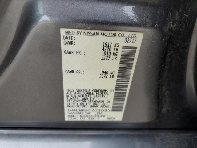 2017 NISSAN ALTIMA 2.5 - 1N4AL3AP8HC201685