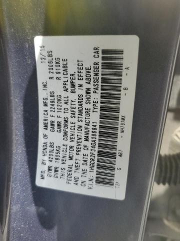 2016 HONDA ACCORD LX 1HGCR2F34GA086841