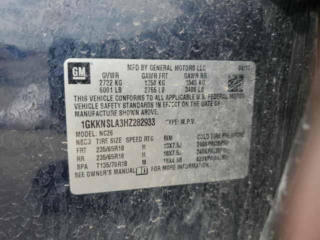 2017 GMC ACADIA SLE 1GKKNSLA3HZ282933