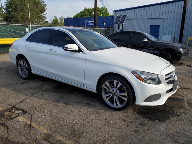 Vin: wddwf4kb4jr393941, lot: 58537295, mercedes-benz c-class 300 4matic 20184