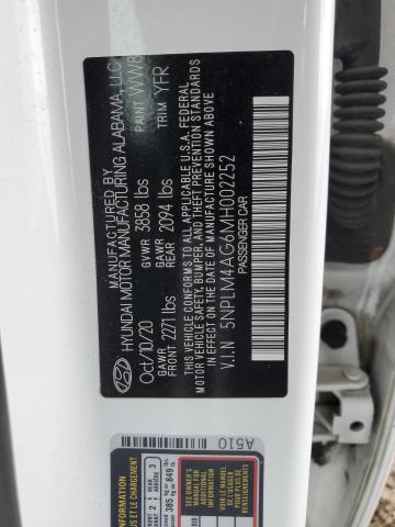 2021 HYUNDAI ELANTRA SE - 5NPLM4AG6MH002252
