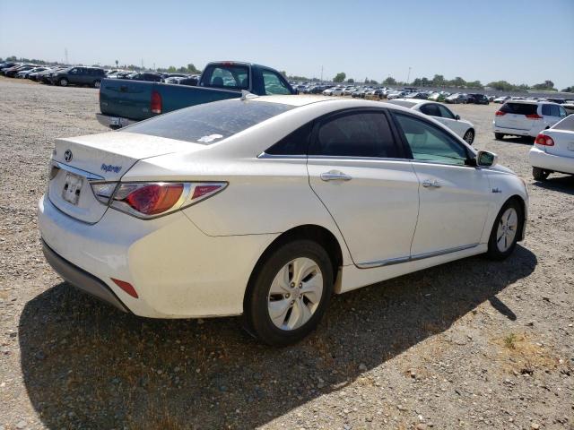 HYUNDAI SONATA HYB 2013 white  hybrid engine KMHEC4A45DA096418 photo #4