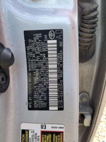 2010 TOYOTA COROLLA BA - 2T1BU4EEXAC440470