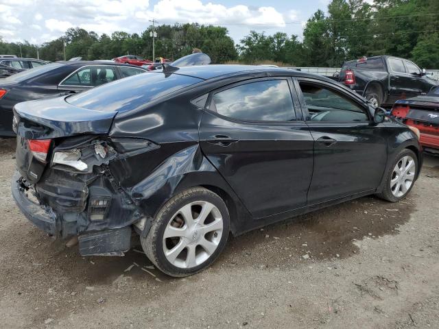 HYUNDAI ELANTRA GL 2013 black sedan 4d gas 5NPDH4AE7DH338161 photo #4