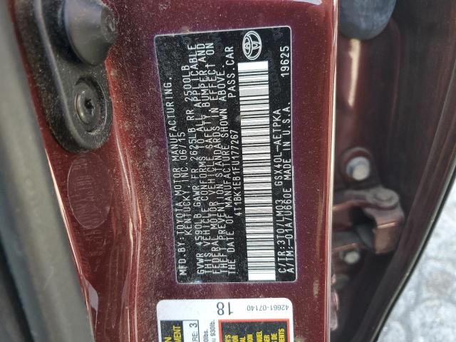 2015 TOYOTA AVALON XLE - 4T1BK1EB1FU177267