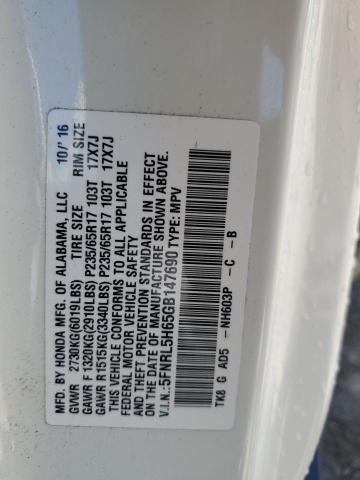 2016 HONDA ODYSSEY EX - 5FNRL5H65GB147690