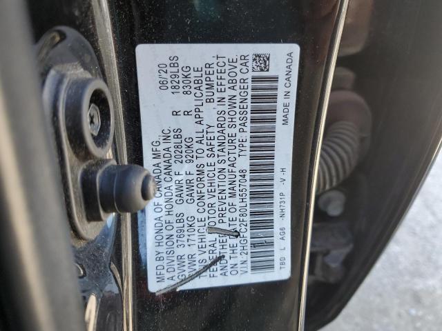 2020 HONDA CIVIC SPOR - 2HGFC2F80LH557048