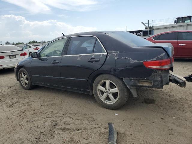 HONDA ACCORD EX 2003 black  gas JHMCM56613C024206 photo #3