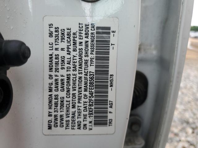 2015 HONDA CIVIC LX - 19XFB2F54FE085637