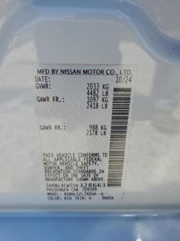 2025 NISSAN ALTIMA SR 1N4BL4CW5SN328663