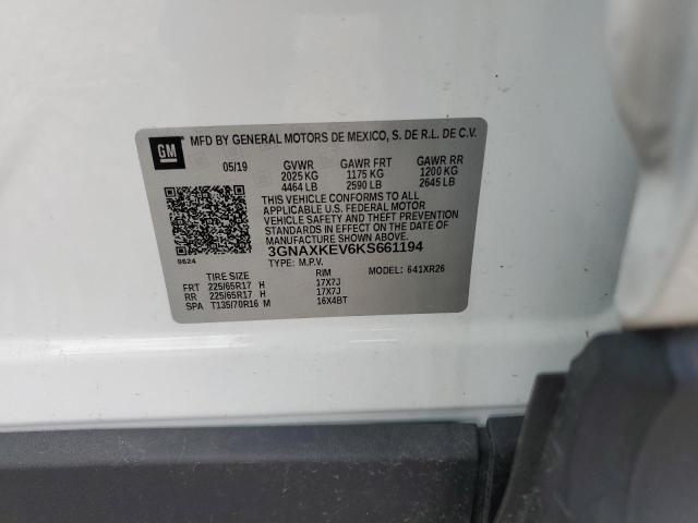 2019 CHEVROLET EQUINOX LT - 3GNAXKEV6KS661194
