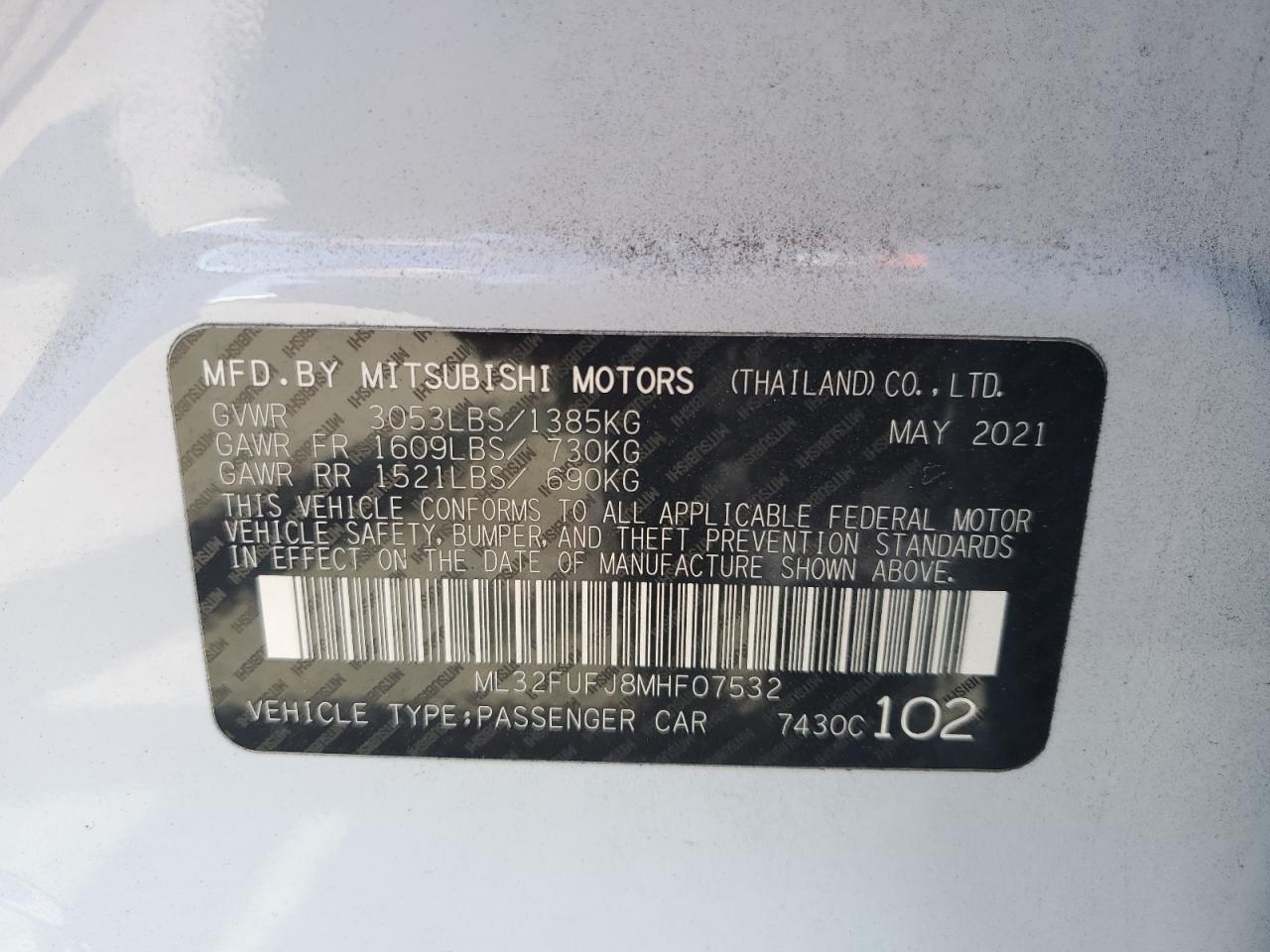 MITSUBISHI MIRAGE G4 ES