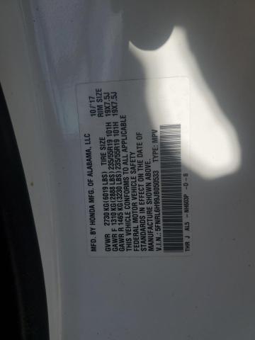 2018 HONDA ODYSSEY EL 5FNRL6H99JB050533