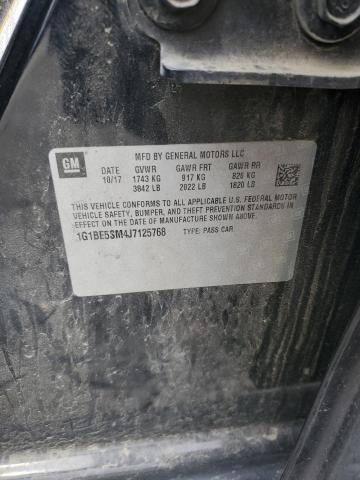 2018 CHEVROLET CRUZE 1G1BE5SM4J7125768