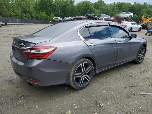 Vin: 1hgcr2f55ga116883, lot: 57898515, honda accord sport 20163