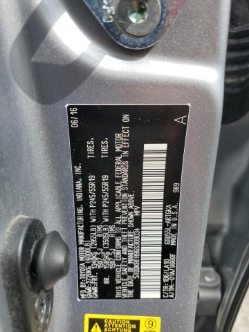 2016 TOYOTA HIGHLANDER - 5TDDKRFH9GS309034