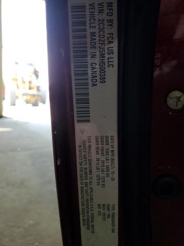 2021 DODGE CHALLENGER R/T SCAT PACK 2C3CDZFJ5MH500389