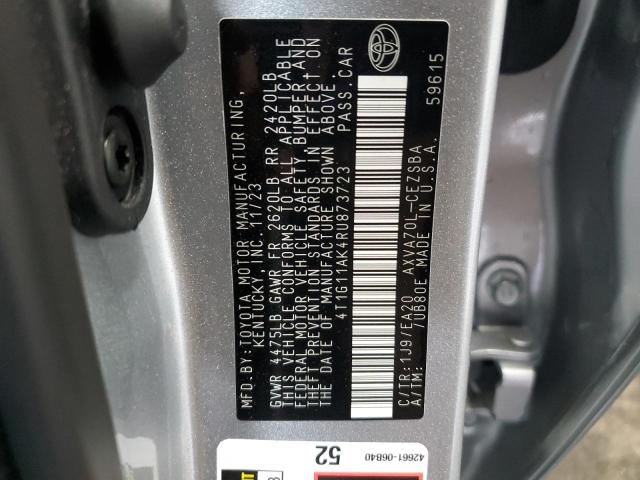 2024 TOYOTA CAMRY SE N 4T1G11AK4RU873723