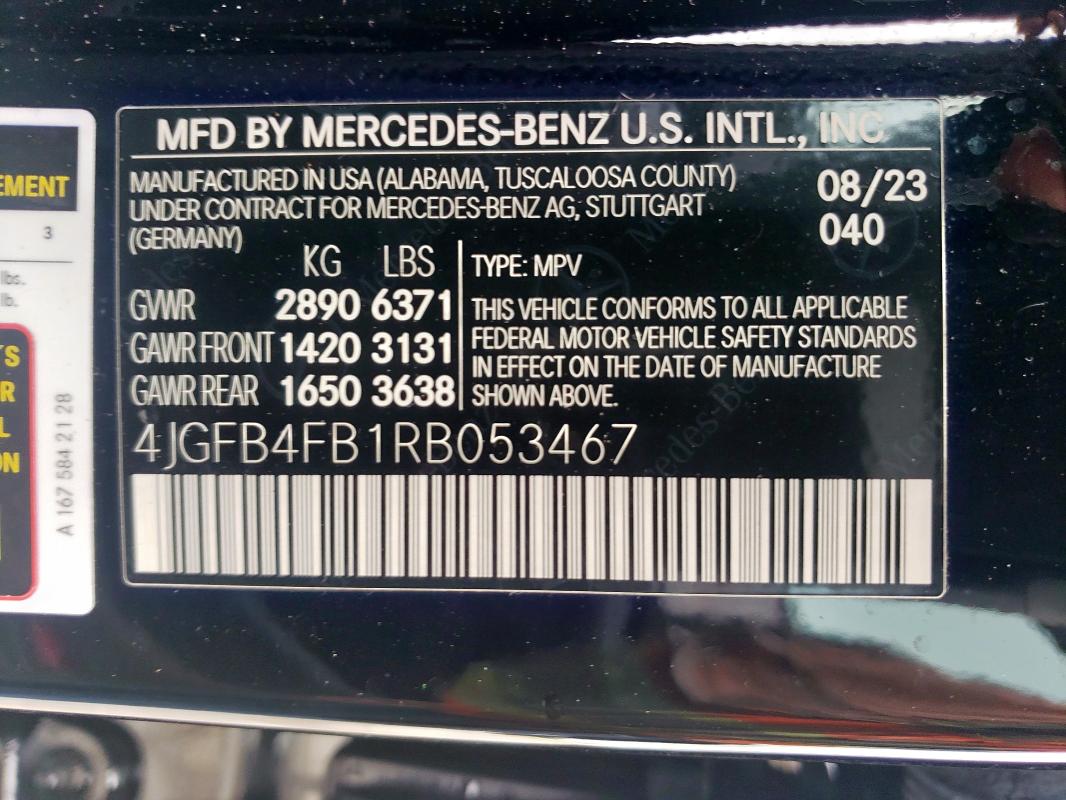 2024 MERCEDES-BENZ GLE 350 4M - 4JGFB4FB1RB053467