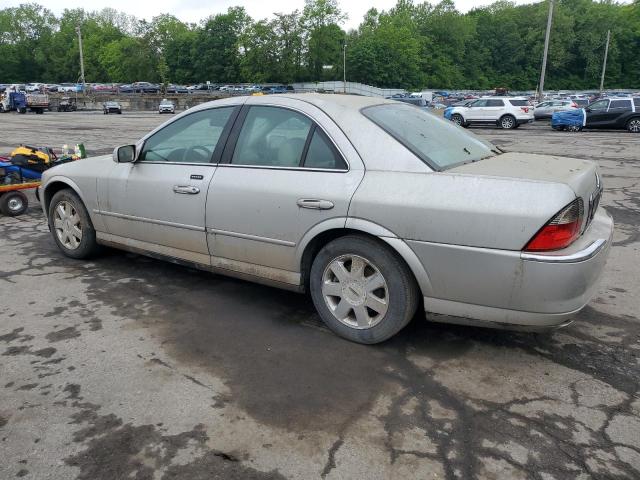 LINCOLN LS 2004 silver  gas 1LNHM86S04Y646379 photo #3