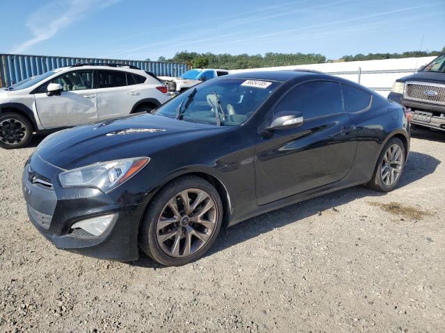 HYUNDAI GENESIS CO 2015 black coupe gas KMHHU6KJ1FU123710 photo #1