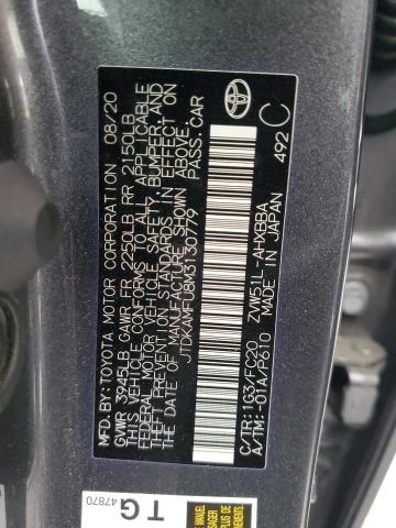 2021 TOYOTA PRIUS SPEC JTDKAMFU8M3130779