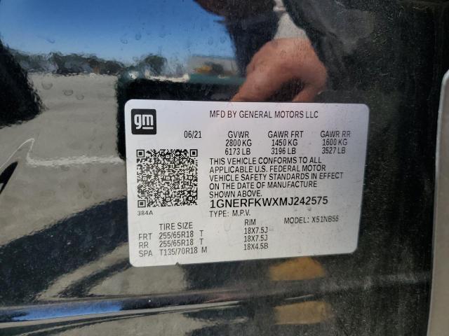 2021 CHEVROLET TRAVERSE L 1GNERFKWXMJ242575