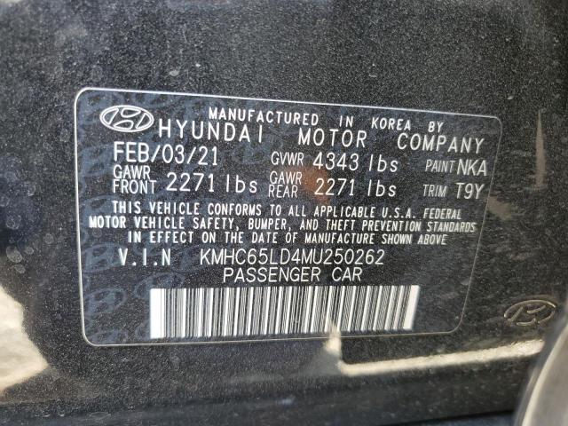 2021 HYUNDAI IONIQ SE KMHC65LD4MU250262