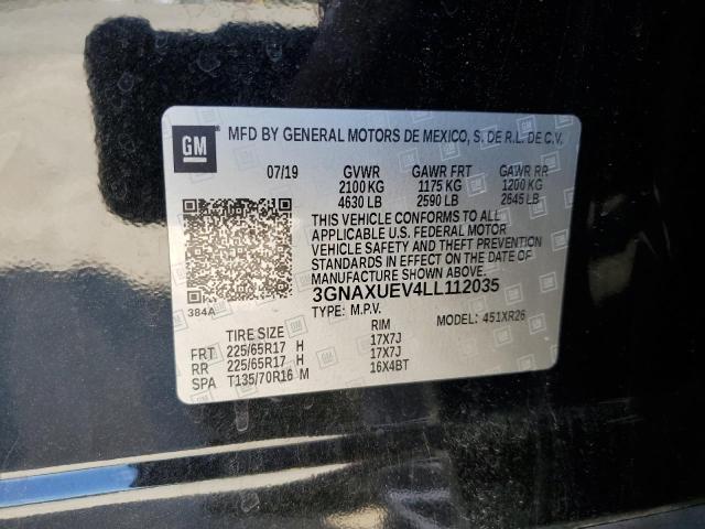 2020 CHEVROLET EQUINOX LT #3281574421