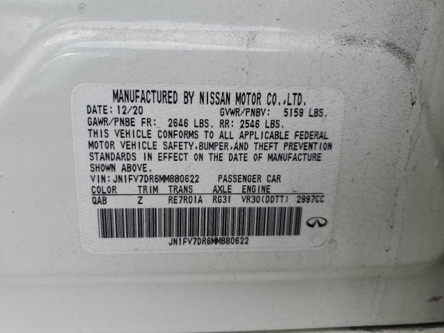 2021 INFINITI Q50 RED SP JN1FV7DR6MM880622