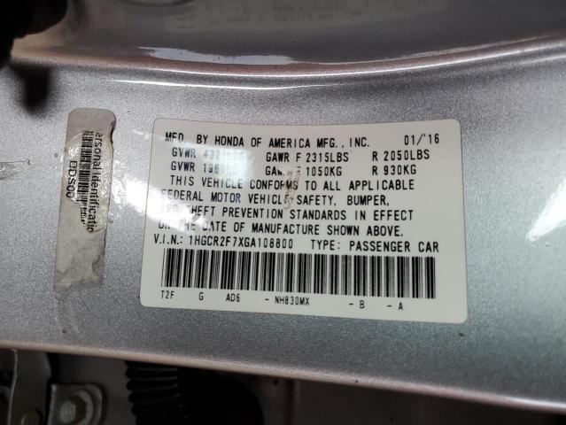 2016 HONDA ACCORD EX - 1HGCR2F7XGA108800