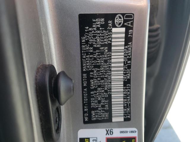 2015 TOYOTA COROLLA EC 2T1BPRHE6FC320110