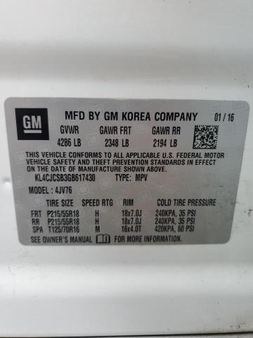 2016 BUICK ENCORE - KL4CJCSB3GB617430